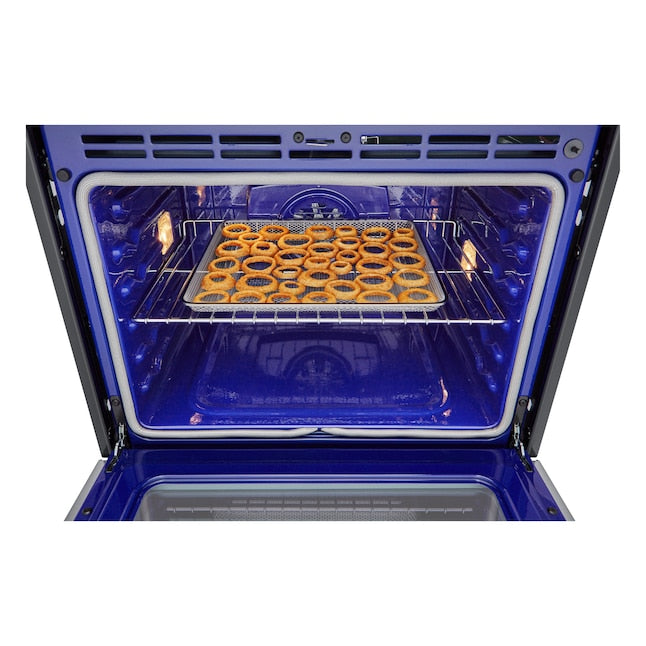 LG Air Fry with EasyClean 30 inch Smart Compatible Double Electric Wall Oven with Air Fry Self-cleaning ( PrintProof Stainless Steel )