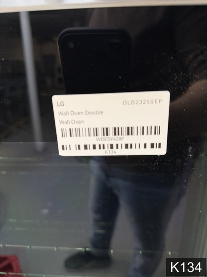 LG STUDIO InstaView 30 inch Smart Compatible Double Electric Wall Oven with Air Fry Self-cleaning ( PrintProof Stainless Steel )