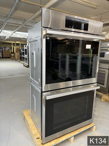 LG STUDIO InstaView 30 inch Smart Compatible Double Electric Wall Oven with Air Fry Self-cleaning ( PrintProof Stainless Steel )