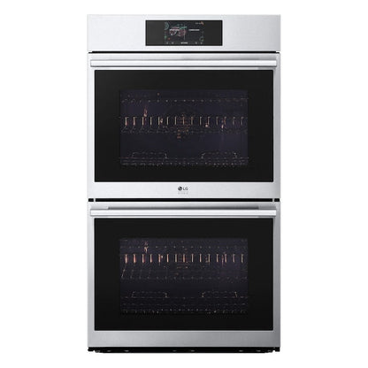 LG STUDIO InstaView 30 inch Smart Compatible Double Electric Wall Oven with Air Fry Self-cleaning ( PrintProof Stainless Steel )