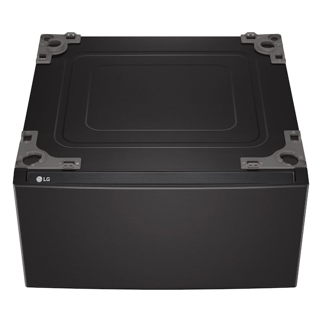 LG Universal laundry pedestal ( Black Steel ) with Storage Drawer