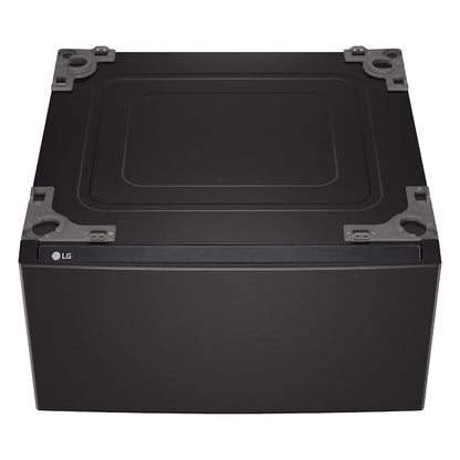 LG Universal laundry pedestal ( Black Steel ) with Storage Drawer