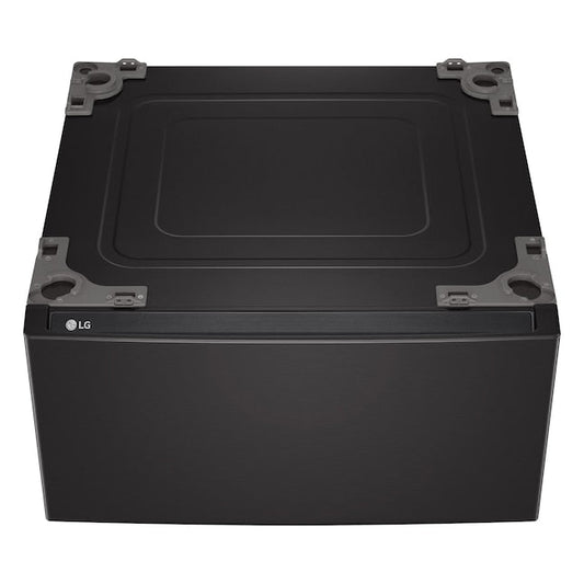 LG Universal laundry pedestal ( Black Steel ) with Storage Drawer