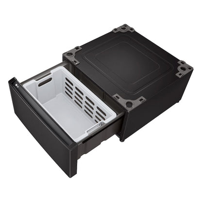 LG Universal laundry pedestal ( Black Steel ) with Storage Drawer