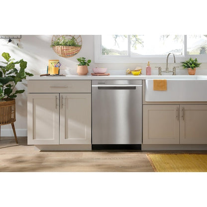 Whirlpool Eco Series Large Capacity 24-in Top Control Built-in Dishwasher With Third Rack ( Fingerprint Resistant Stainless Steel ) , 47-Decibel Very Quiet Sound Level