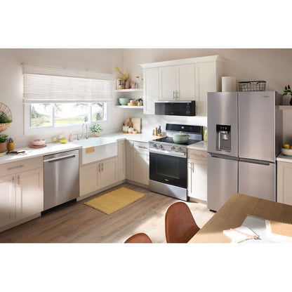 Whirlpool Eco Series Large Capacity 24-in Top Control Built-in Dishwasher With Third Rack ( Fingerprint Resistant Stainless Steel ) , 47-Decibel Very Quiet Sound Level
