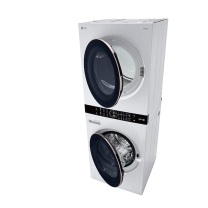 LG WashTower Stacked Laundry Center with 4.5-cu ft Front load Washer and Gas 7.4-cu ft Dryer (ENERGY STAR)