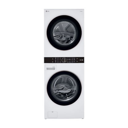 LG WashTower Stacked Laundry Center with 4.5-cu ft Front load Washer and Gas 7.4-cu ft Dryer (ENERGY STAR)