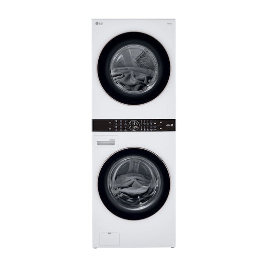 LG WashTower Stacked Laundry Center with 4.5-cu ft Front load Washer and Gas 7.4-cu ft Dryer (ENERGY STAR)