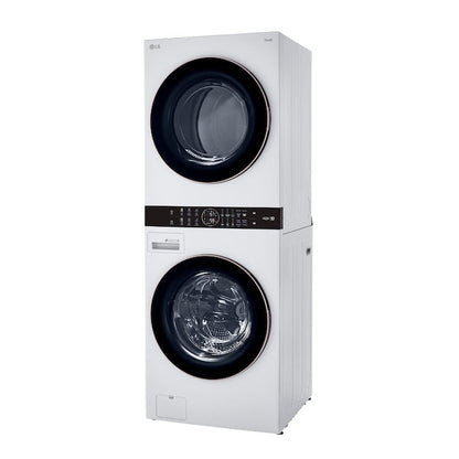 LG WashTower Stacked Laundry Center with 4.5-cu ft Front load Washer and Gas 7.4-cu ft Dryer (ENERGY STAR)