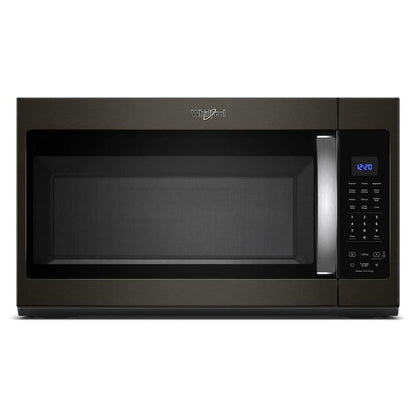 Whirlpool 1.9-cu ft 29.88-in Over-the-Range Microwave with Sensor Cooking ( Fingerprint Resistant Black Stainless )