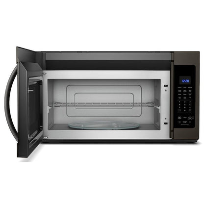 Whirlpool 1.9-cu ft 29.88-in Over-the-Range Microwave with Sensor Cooking ( Fingerprint Resistant Black Stainless )