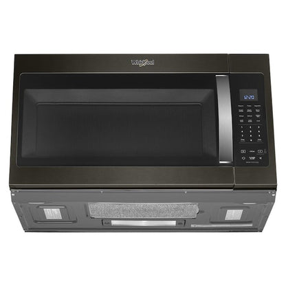 Whirlpool 1.9-cu ft 29.88-in Over-the-Range Microwave with Sensor Cooking ( Fingerprint Resistant Black Stainless )