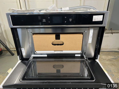 Whirlpool 30 inch Self + Steam Cleaning Smart Compatible Microwave Wall Oven Combo ( Stainless Steel )