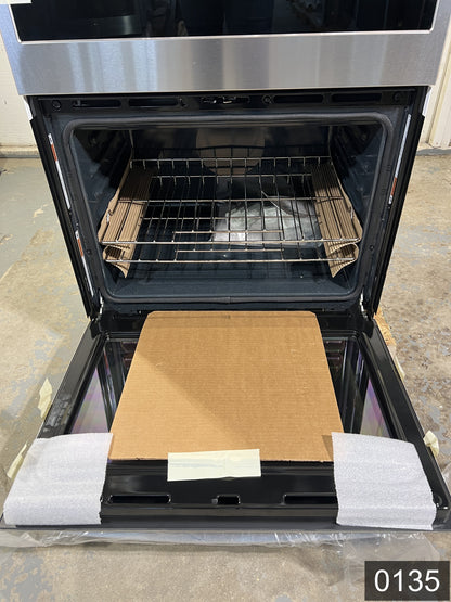 Whirlpool 30 inch Self + Steam Cleaning Smart Compatible Microwave Wall Oven Combo ( Stainless Steel )