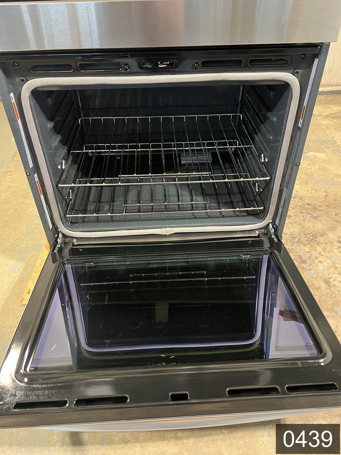 Whirlpool 30 inch Self + Steam Cleaning Smart Compatible Microwave Wall Oven Combo ( Stainless Steel )