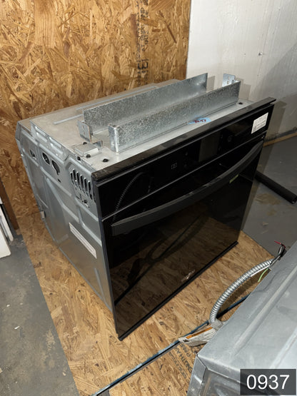 Whirlpool 24 inch Smart Compatible Double Electric Wall Oven with Self-cleaning ( Black )