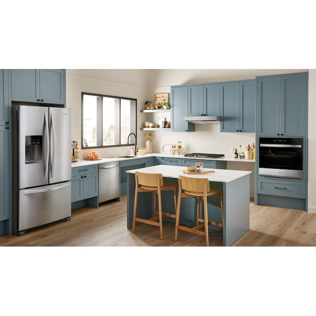 Whirlpool 30 inch Smart Compatible Double Electric Wall Oven with Air Fry Self-cleaning ( Fingerprint Resistant Stainless Steel )