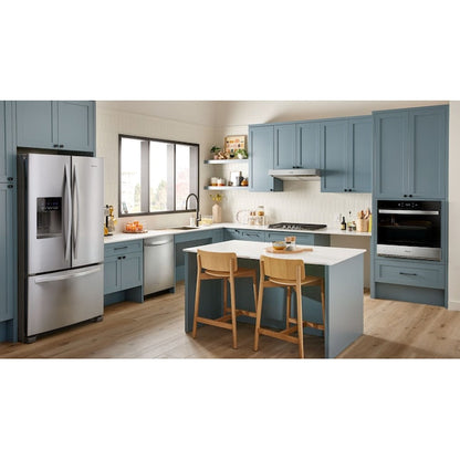 Whirlpool 30 inch Smart Compatible Double Electric Wall Oven with Air Fry Self-cleaning ( Fingerprint Resistant Stainless Steel )