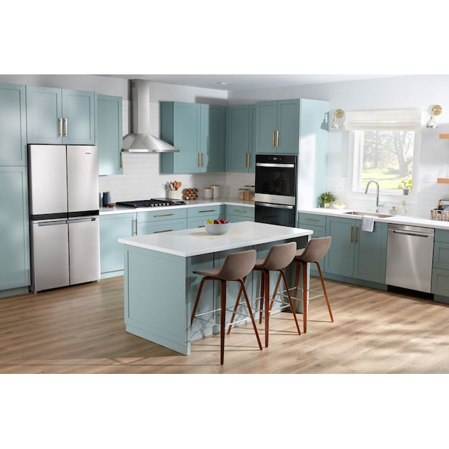 Whirlpool 30 inch Smart Compatible Double Electric Wall Oven with Air Fry Self-cleaning ( Fingerprint Resistant Stainless Steel )