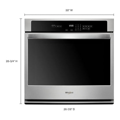 Whirlpool 30 inch Single Electric Wall Oven Self-cleaning ( Stainless steel )