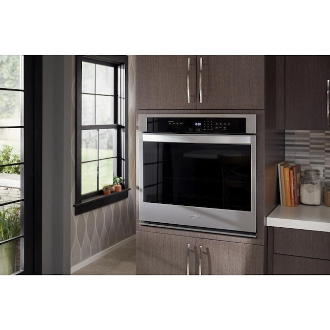 Whirlpool 30 inch Single Electric Wall Oven Self-cleaning ( Stainless steel )
