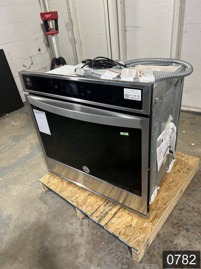 Whirlpool Smart 30 inch Smart Compatible Single Electric Wall Oven Self-cleaning ( Stainless steel )