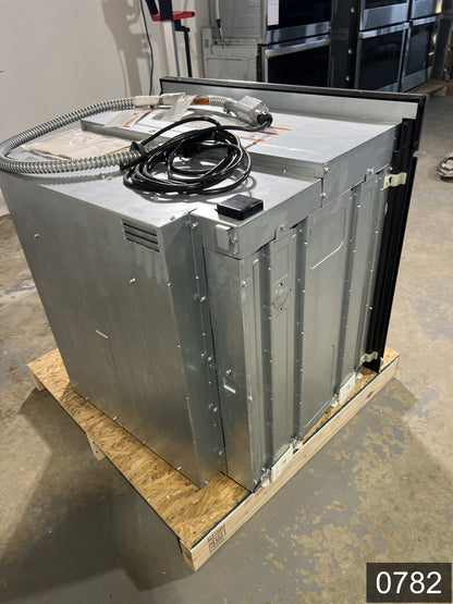 Whirlpool Smart 30 inch Smart Compatible Single Electric Wall Oven Self-cleaning ( Stainless steel )