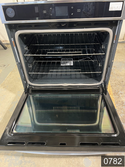 Whirlpool Smart 30 inch Smart Compatible Single Electric Wall Oven Self-cleaning ( Stainless steel )