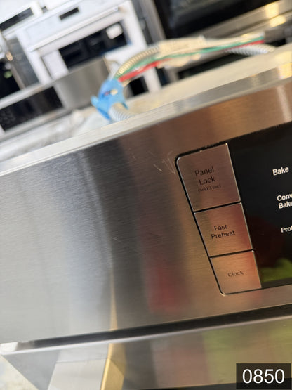 Whirlpool Smart 30 inch Smart Compatible Single Electric Wall Oven Self-cleaning ( Stainless steel )