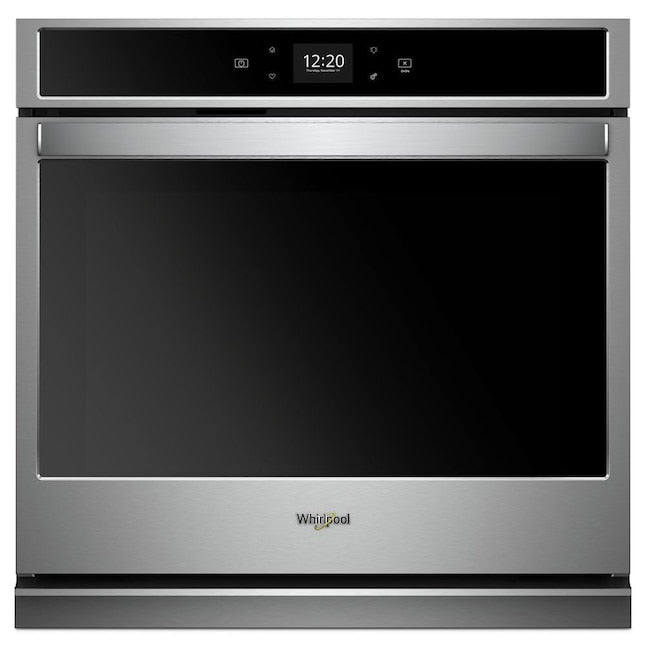 Whirlpool Smart 30 inch Smart Compatible Single Electric Wall Oven Self-cleaning ( Stainless steel )