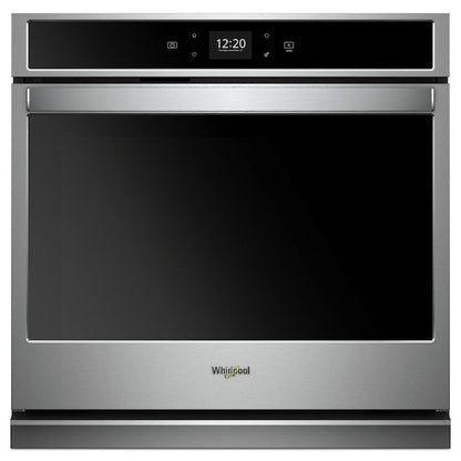 Whirlpool Smart 30 inch Smart Compatible Single Electric Wall Oven Self-cleaning ( Stainless steel )