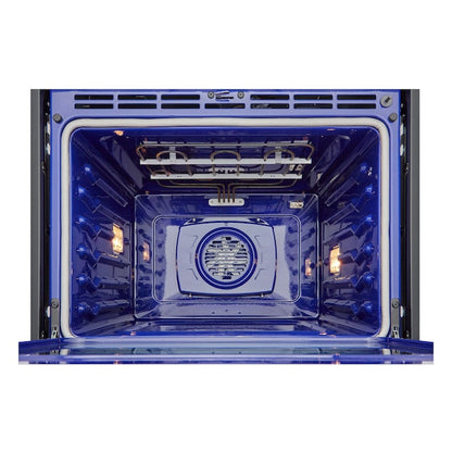 LG Air Fry with Easy Clean 30 inch Smart Compatible Single Electric Wall Oven with Air Fry Single-fan and Self-cleaning ( PrintProof Stainless Steel )