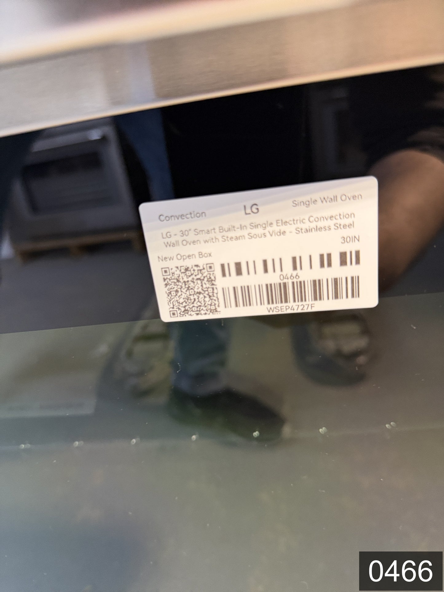 LG 30 inch Smart Compatible Single Electric Wall Oven with Air Fry Single-fan and Self-cleaning ( Printproof Stainless Steel )