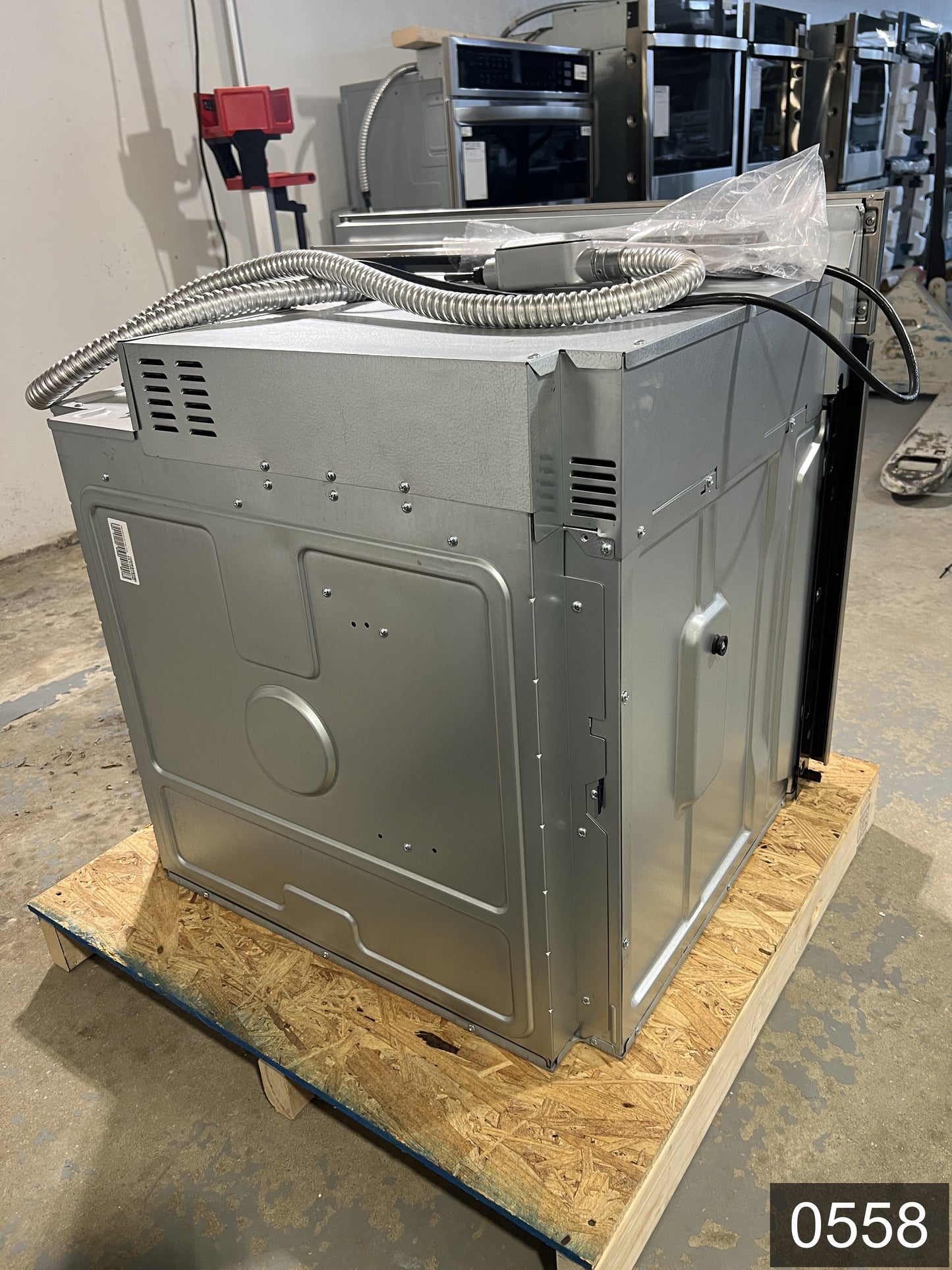 LG 30 inch Smart Compatible Single Electric Wall Oven with Air Fry Single-fan and Self-cleaning ( Printproof Stainless Steel )