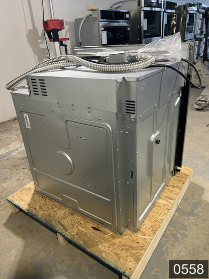 LG 30 inch Smart Compatible Single Electric Wall Oven with Air Fry Single-fan and Self-cleaning ( Printproof Stainless Steel )