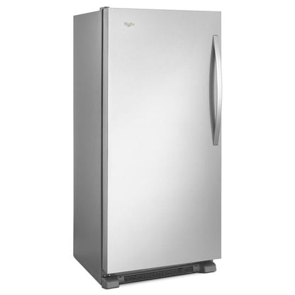 Whirlpool SideKick 17.7-cu ft Frost-free Upright Freezer ( Monochromatic Stainless Steel )