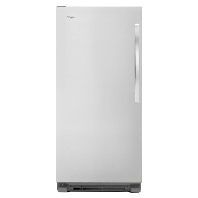 Whirlpool SideKick 17.7-cu ft Frost-free Upright Freezer ( Monochromatic Stainless Steel )
