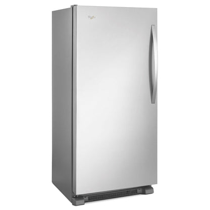 Whirlpool SideKick 17.7-cu ft Frost-free Upright Freezer ( Monochromatic Stainless Steel )