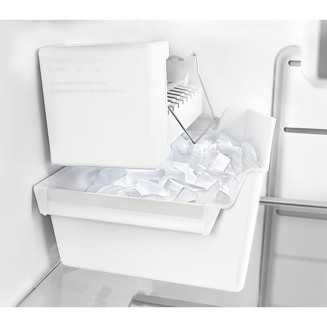 Whirlpool SideKick 17.7-cu ft Frost-free Upright Freezer ( Monochromatic Stainless Steel )