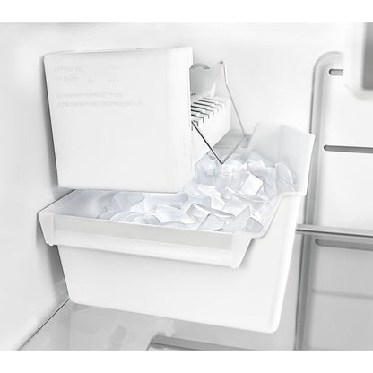Whirlpool SideKick 17.7-cu ft Frost-free Upright Freezer ( Monochromatic Stainless Steel )