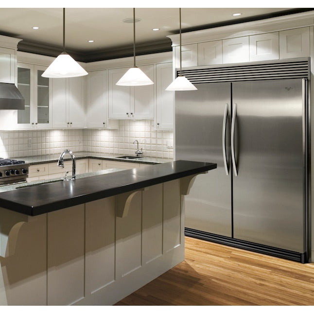 Whirlpool SideKick 17.7-cu ft Frost-free Upright Freezer ( Monochromatic Stainless Steel )