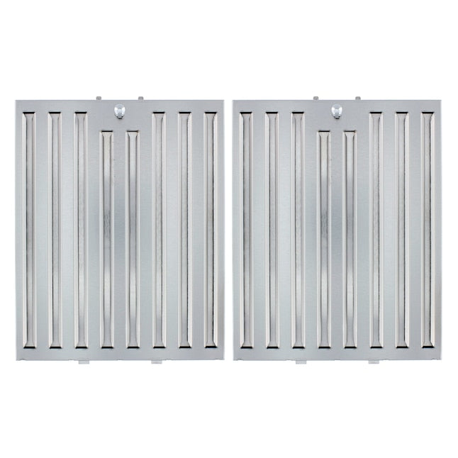 Zephyr Wall-Mounted range hood Baffle filter 2 -Pack Stainless Steel
