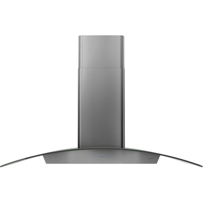 Zephyr 36 inch Convertible 600-CFM Black Stainless Steel Island Range Hood