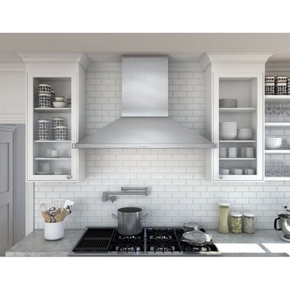 Zephyr 48 inch Ducted 1200-CFM Stainless Steel Wall-Mounted Range Hood